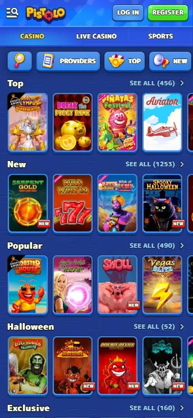 Migliore pistolo online casino a Italy