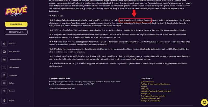 En savoir plus sur casino privé mon compte
